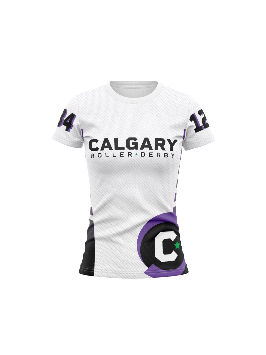 Calgary Roller Derby | Allstars Light | Women's Team Jersey Short Sleeve - Oddball Workshop