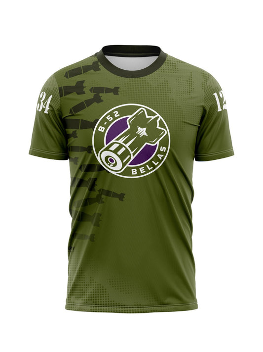 Calgary Roller Derby | B52 Bellas Dark| Men'steam Jersey Short Sleeve - Oddball Workshop
