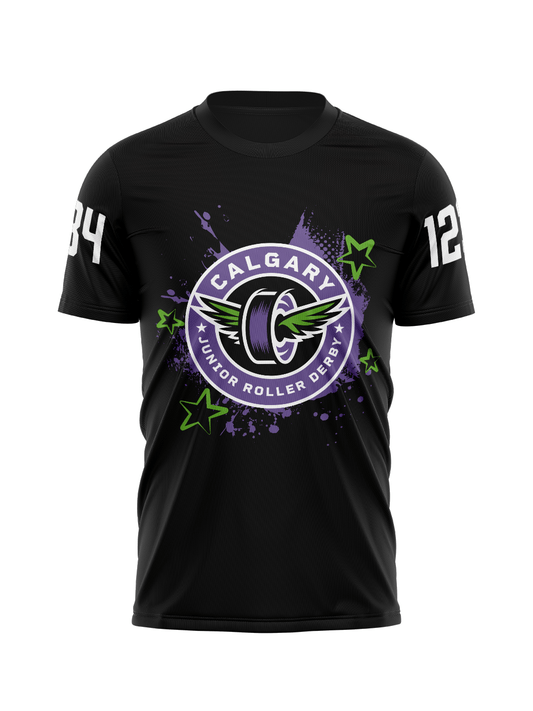 Calgary Roller Derby | CJRD Dark | Men's Team Jersey Short Sleeve - Oddball Workshop