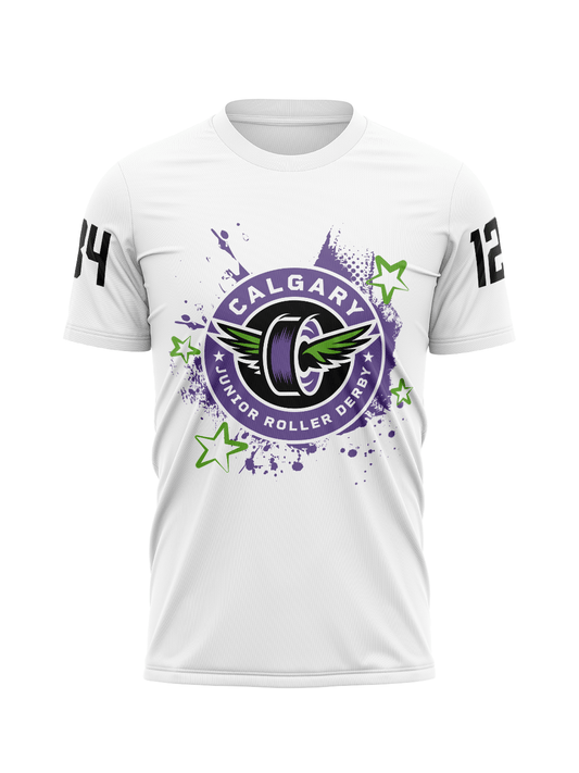 Calgary Roller Derby | CJRD Light | Men's Team Jersey Short Sleeve - Oddball Workshop