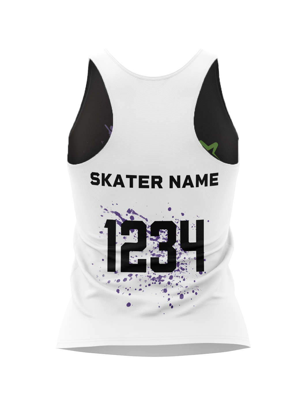 Calgary Roller Derby | CJRD | Women's Athletic Tank Top Reversible - Oddball Workshop