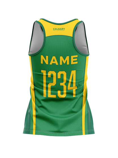Calgary Roller Derby | Jane Deere Dark| Women's Athletic Tank Top - Oddball Workshop