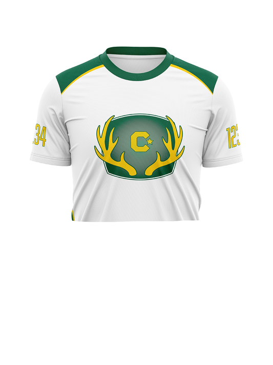 Calgary Roller Derby | Jane Deere Light | Team Jersey Short Sleeve Crop - Oddball Workshop