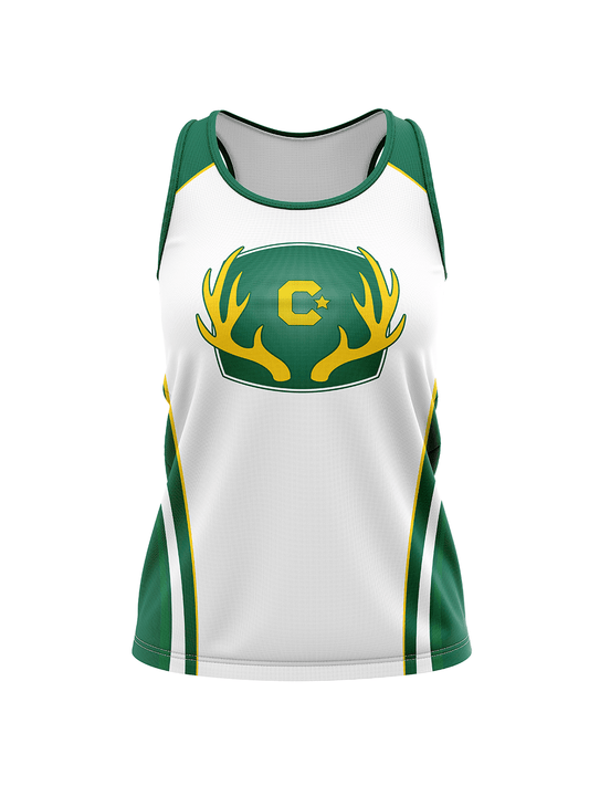 Calgary Roller Derby | Jane Deere Light | Women's Athletic Tank Top - Oddball Workshop