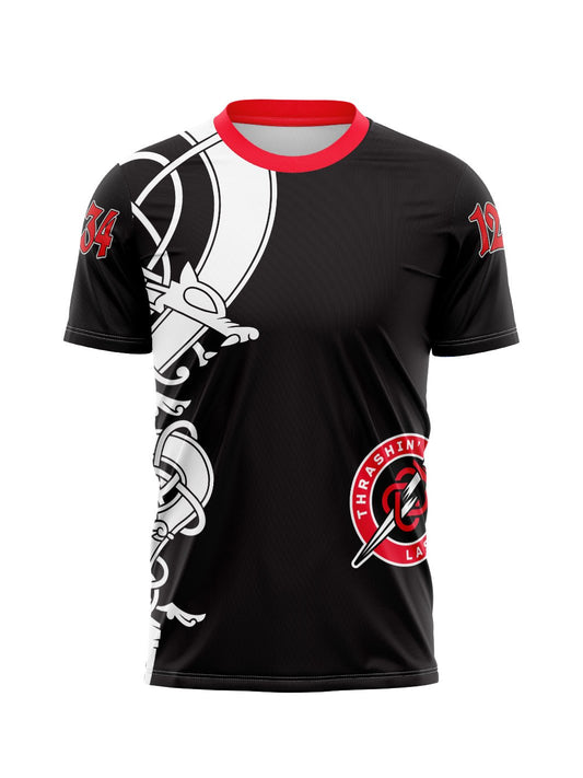 Calgary Roller Derby | Thrashin' Lassies | Men'steam Jersey Short Sleeve - Oddball Workshop