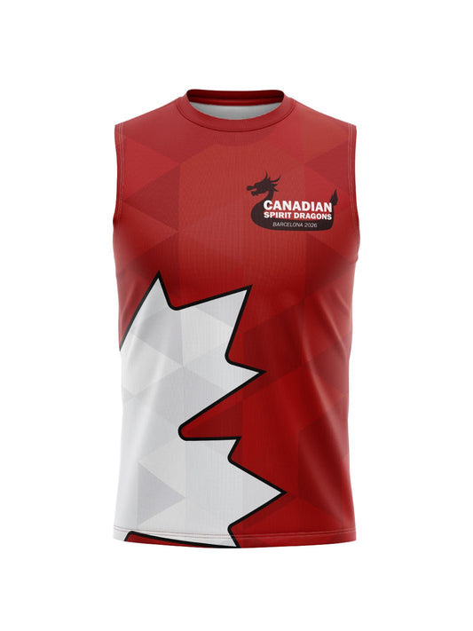 Canadian Spirit Dragons | Men's Prime Sleeveless Top - Oddball Workshop