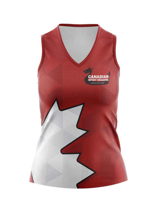 Canadian Spirit Dragons | Women's Prime Sleeveless Top - Oddball Workshop