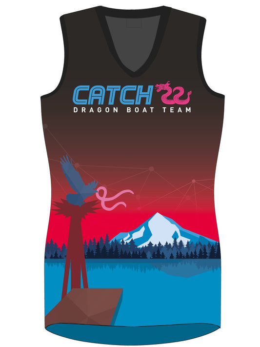 Catch 22 Dragon Boat | Breast Cancer Survivor H2O Women's Prime Sleeveless Top - Oddball Workshop