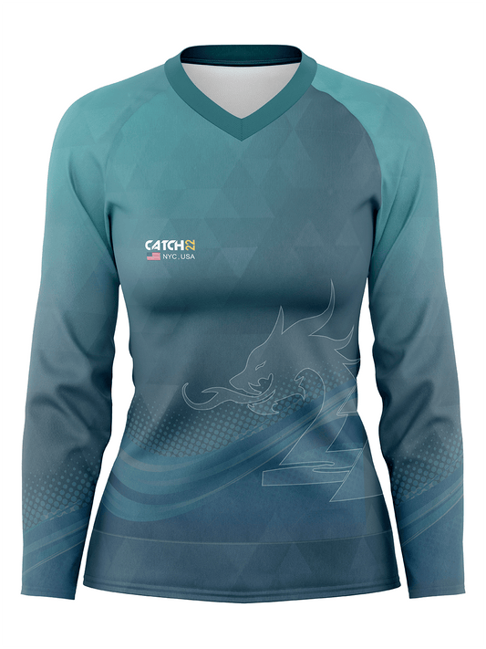 Catch 22 NYC | Women's Athletic Jersey Long Sleeve - Oddball Workshop
