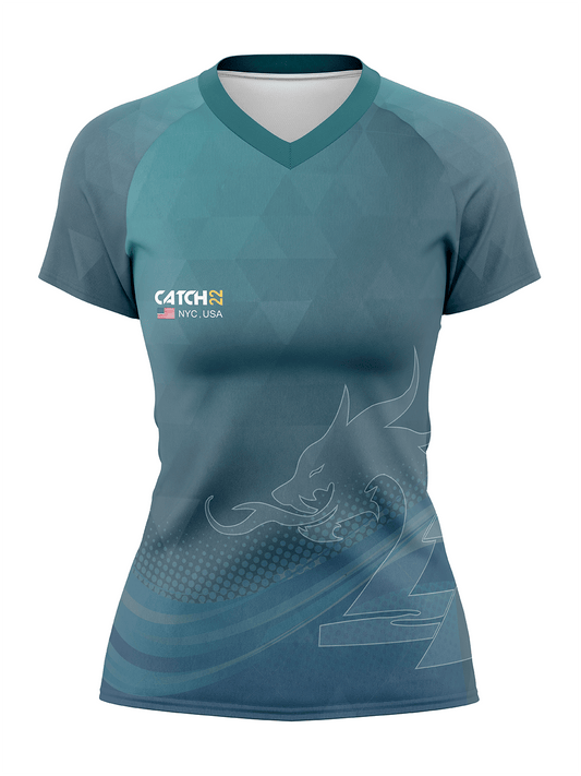 Catch 22 NYC | Women's Athletic Jersey Short Sleeve - Oddball Workshop