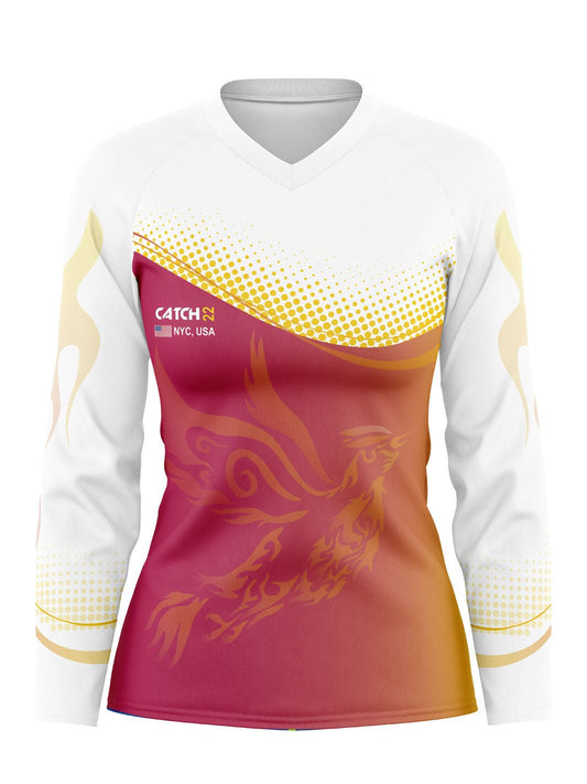 Catch 22 NYC Women's | Women's Athletic Jersey Long Sleeve - Oddball Workshop