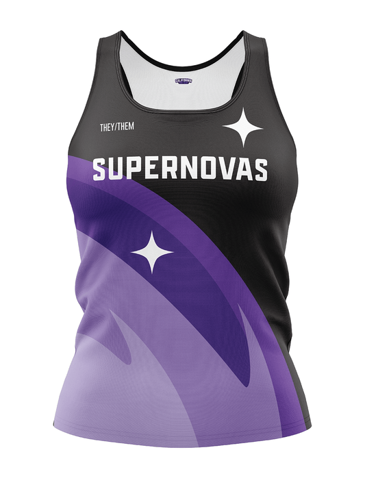 CDG Supernovas | Athletic Tank Top Curved Dark - Oddball Workshop