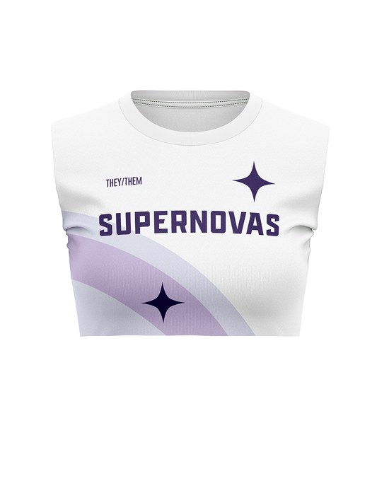 CDG Supernovas | Crop Sleeveless Top Curved Light - Oddball Workshop
