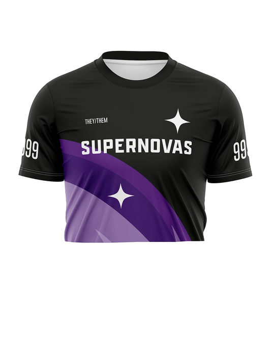 CDG Supernovas | Crop Team Jersey Short Sleeve Straight Dark - Oddball Workshop