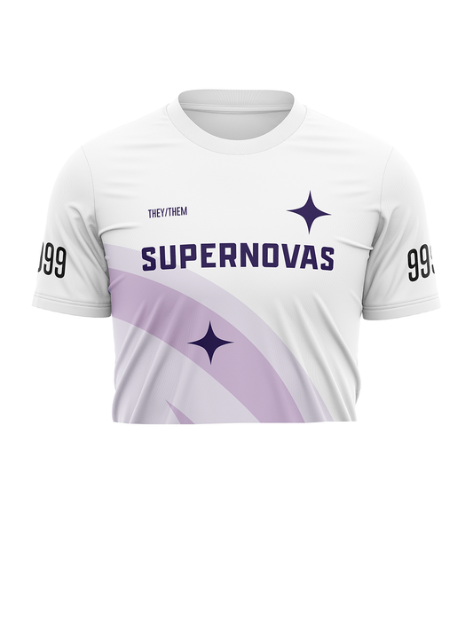 CDG Supernovas | Crop Team Jersey Short Sleeve Straight Light - Oddball Workshop