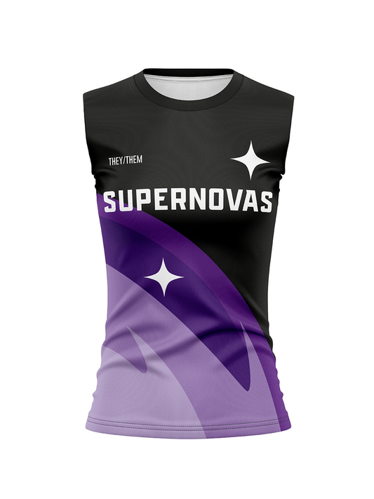 CDG Supernovas | Sleeveless Top Curved Dark - Oddball Workshop