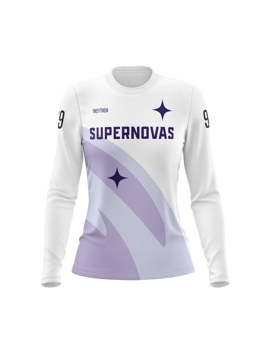 CDG Supernovas | Team Jersey Long Sleeve Curved Light - Oddball Workshop