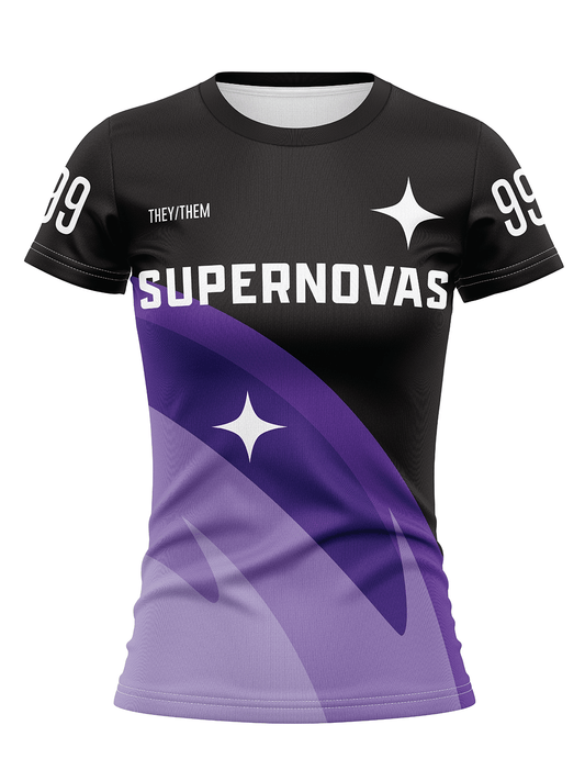 CDG Supernovas | Team Jersey Short Sleeve Curved Dark - Oddball Workshop