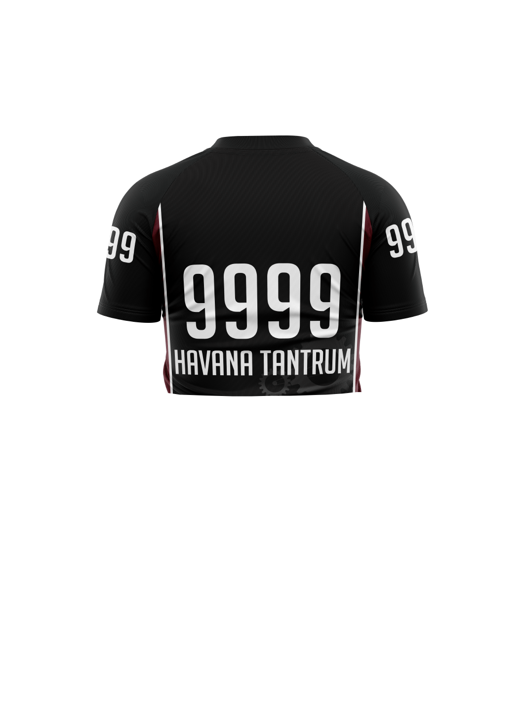 Cog Blockers | Unisex Athletic Jersey Short Sleeve Crop - Oddball Workshop