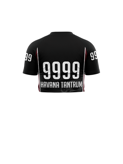 Cog Blockers | Unisex Athletic Jersey Short Sleeve Crop - Oddball Workshop