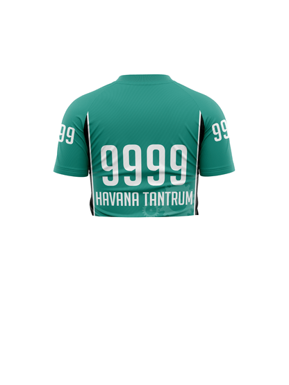 Cog Blockers | Unisex Athletic Jersey Short Sleeve Crop - Oddball Workshop