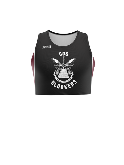 Cog Blockers | Unisex Athletic Tank Top Crop - Oddball Workshop