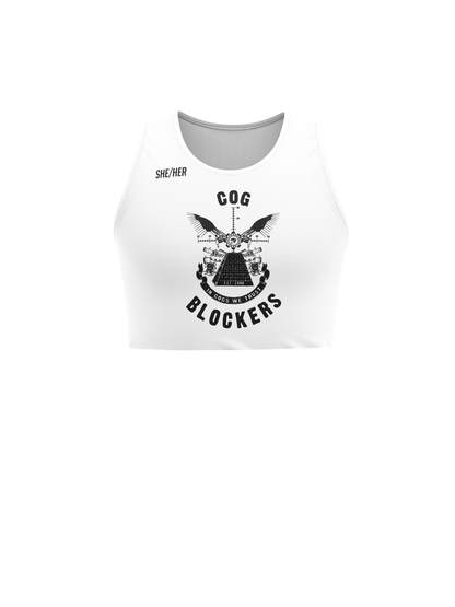 Cog Blockers | Unisex Athletic Tank Top Crop - Oddball Workshop