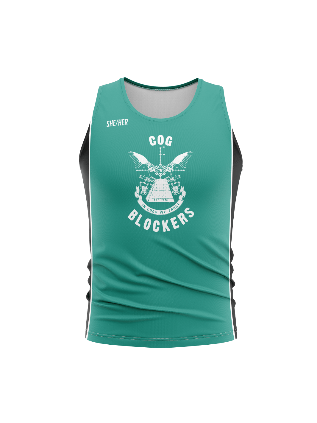 Cog Blockers | Unisex Athletic Tank Top - Oddball Workshop