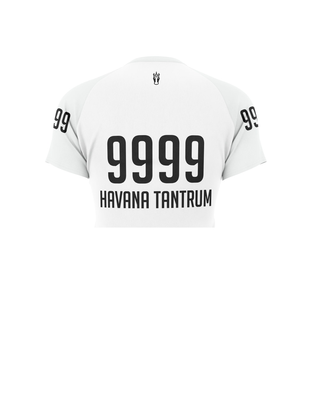 Cog Blockers | Women's Athletic Jersey Short Sleeve Crewneck Crop - Oddball Workshop