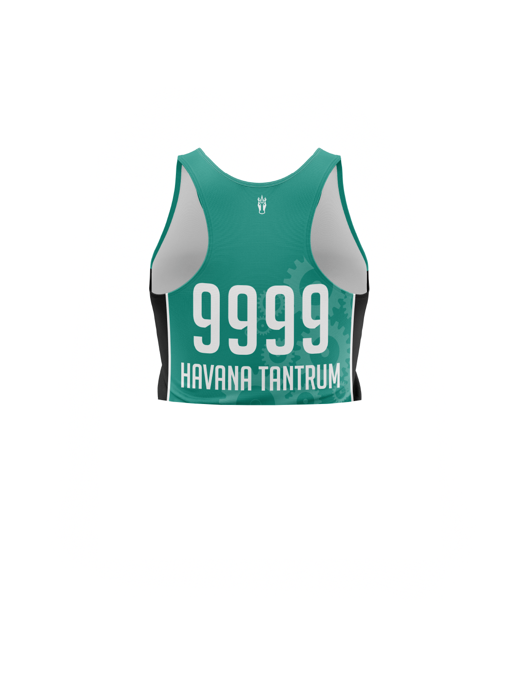 Cog Blockers | Womens' Athletic Tank Top Crop - Oddball Workshop