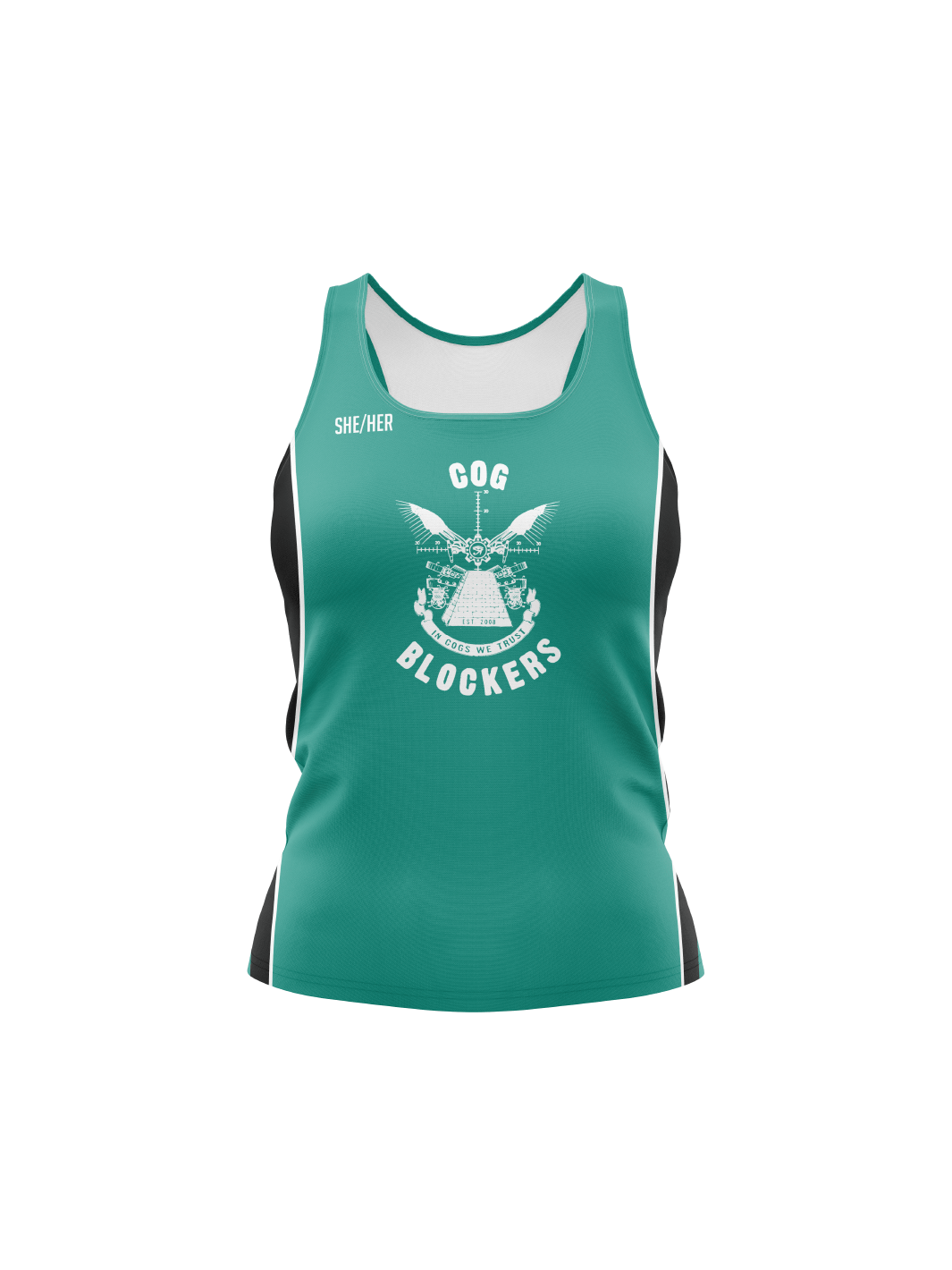 Cog Blockers | Women's Athletic Tank Top - Oddball Workshop