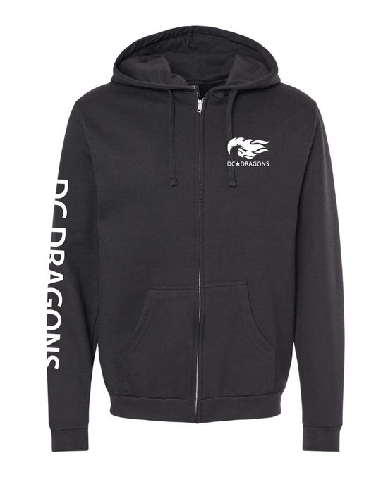 DC Dragons | Unisex Zip Hoodie - Oddball Workshop
