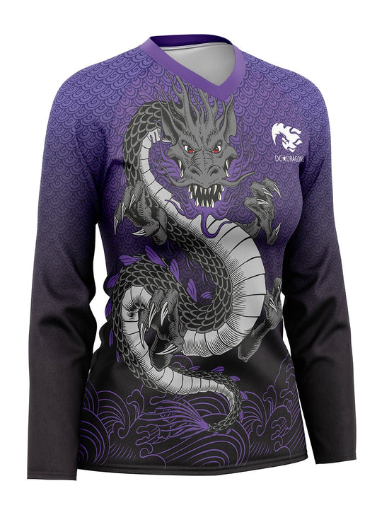 DC Dragons | Women's Athletic Jersey Long Sleeve - Oddball Workshop