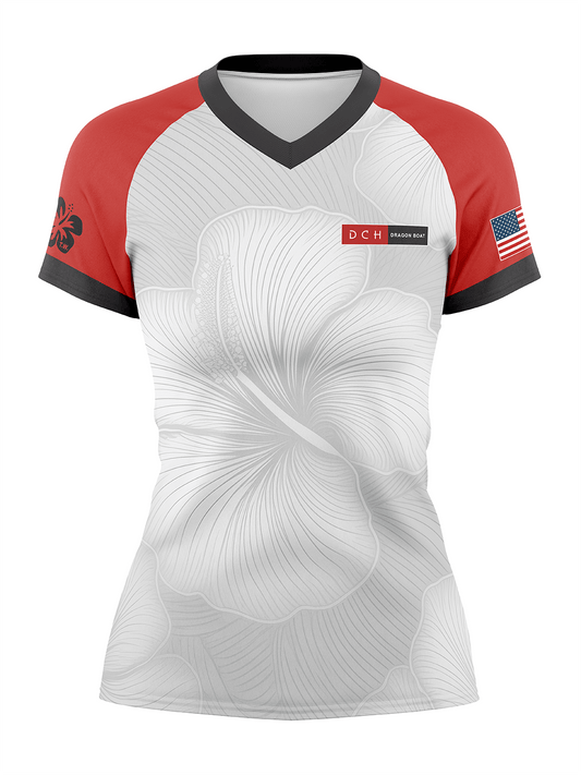 DCH Dragon Boat | Women's Athletic Jersey Short Sleeve - Oddball Workshop