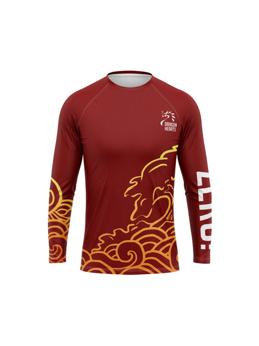 DH Zero Supporters | Men's Athletic Jersey Long Sleeve - Oddball Workshop
