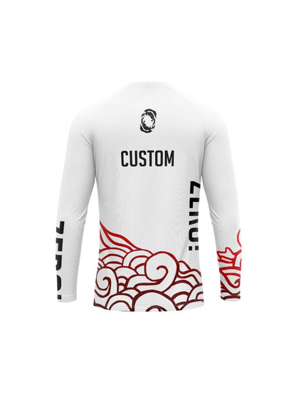 DH Zero Supporters | Men's Athletic Jersey Long Sleeve - Oddball Workshop