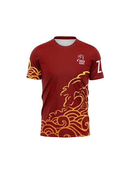 DH Zero Supporters | Men's Athletic Jersey Short Sleeve - Oddball Workshop