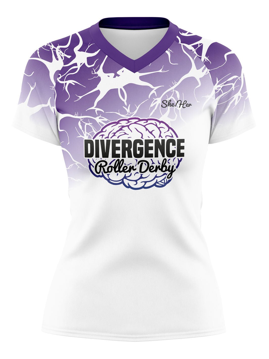 Divergence RD | Women's Athletic Jersey Short Sleeve - Oddball Workshop