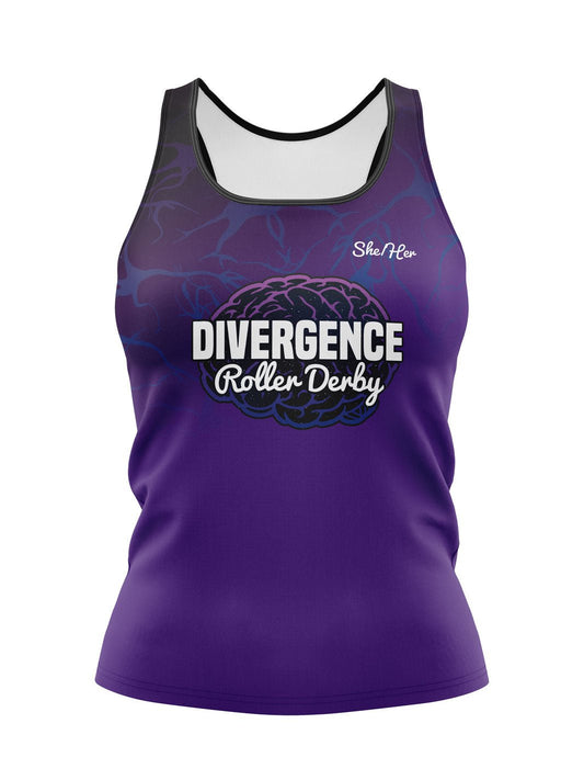 Divergence RD | Women's Athletic Tank Top - Oddball Workshop