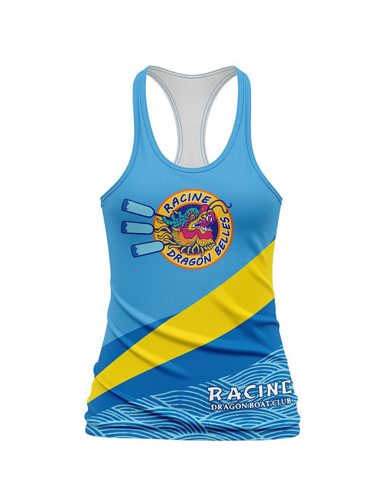 Dragon Belles | Women's Relaxed Tank Top Blue - Oddball Workshop