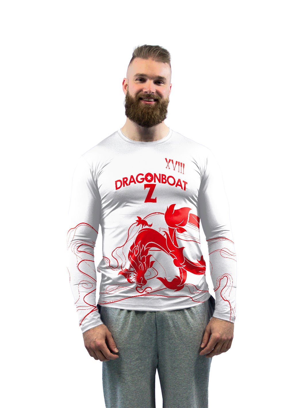 Dragon Boat Z | Men's Team Jersey Long Sleeve - Oddball Workshop