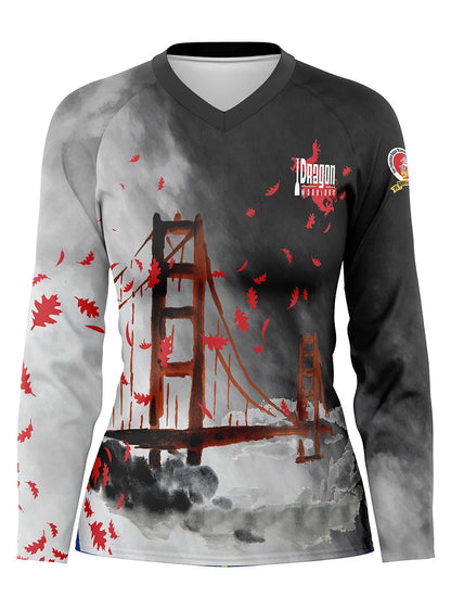 Dragon Warriors | 25 Year Women's Athletic Jersey Long Sleeve - Oddball Workshop