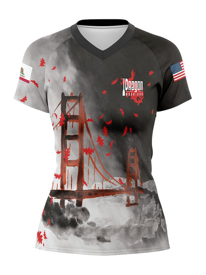 Dragon Warriors Supporters | 25 Year Women's Athletic Jersey Short Sleeve - Oddball Workshop