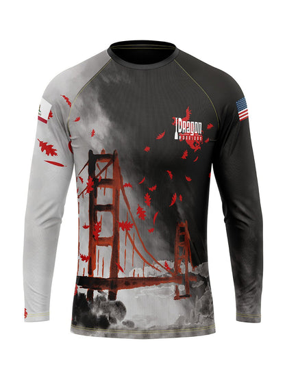 Dragon Warriors Supporters | RACING JERSEY - 25 Year Men's Athletic Jersey Long Sleeve - Oddball Workshop