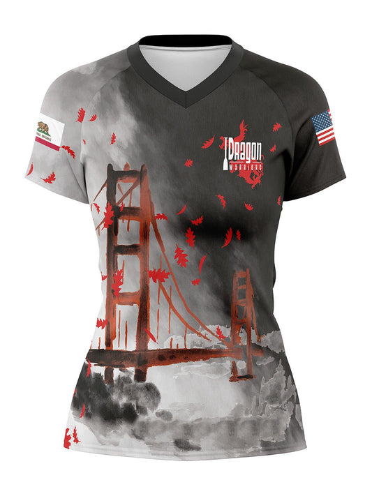 Dragon Warriors Supporters | Women's Athletic Jersey Short Sleeve - Oddball Workshop