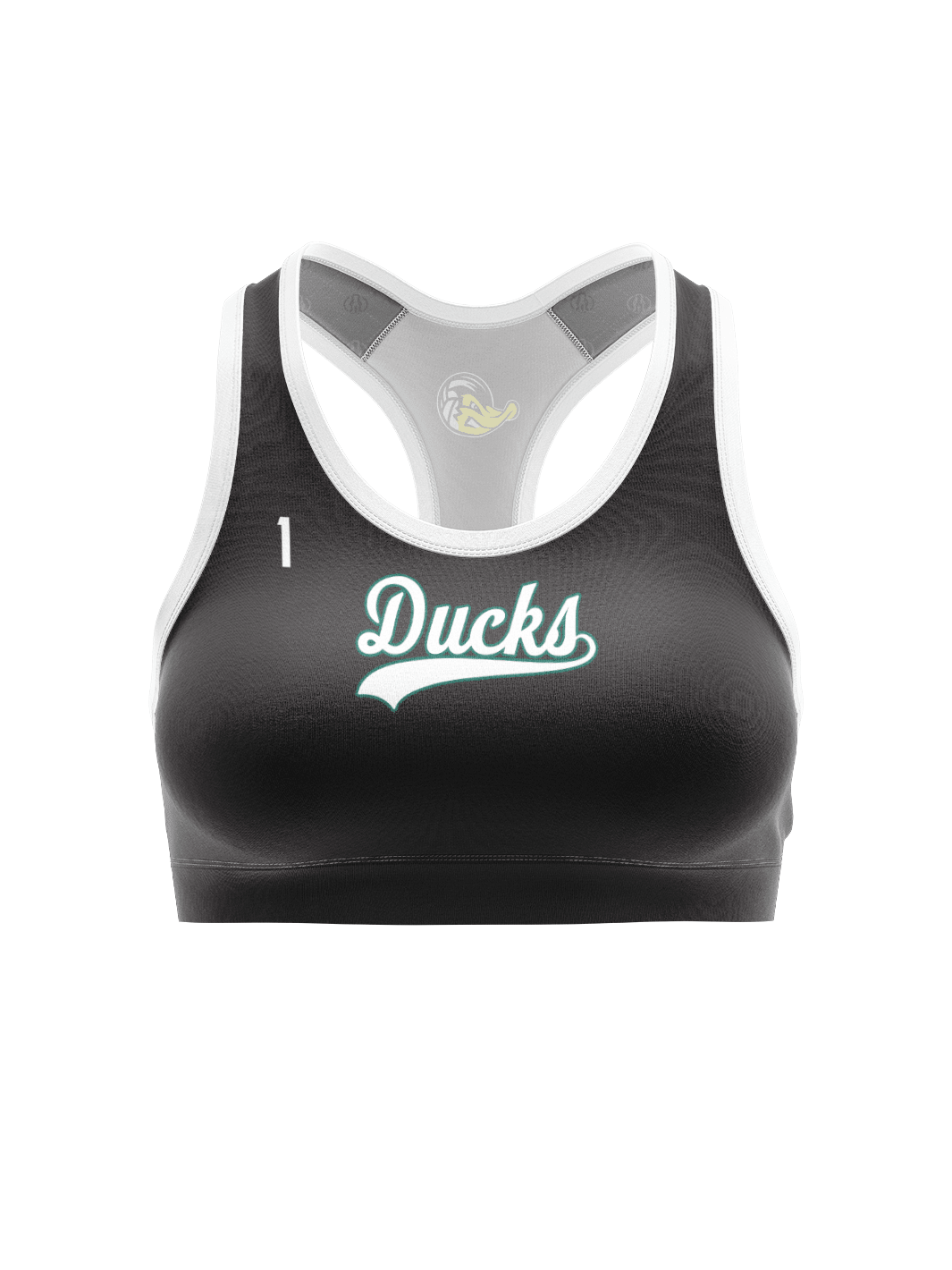 Ducks Beach Volleyball | Sports Bra - Oddball Workshop