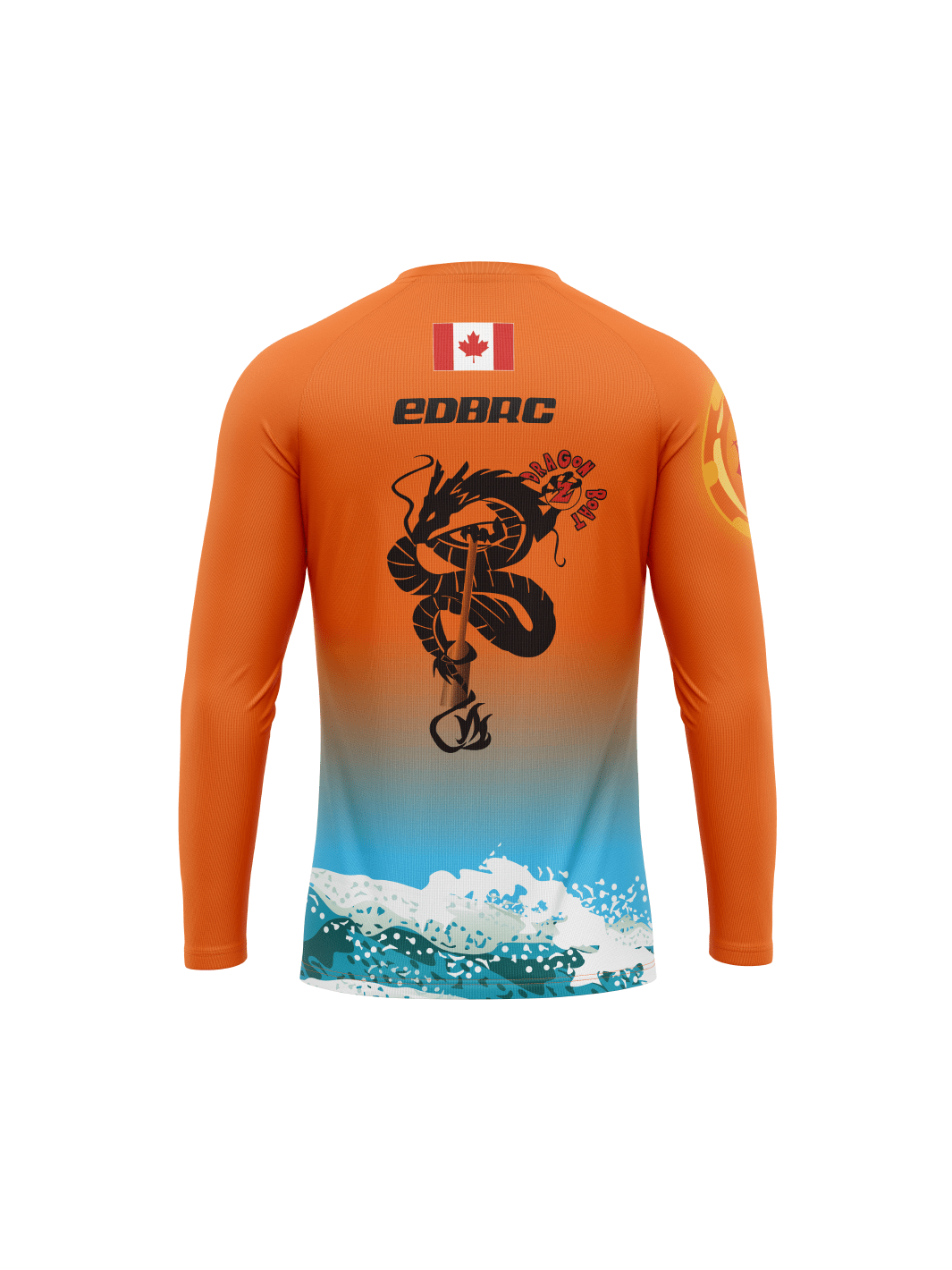 EDBRC Dragon Boat Z | Men's Athletic Jersey Long Sleeve - Oddball Workshop