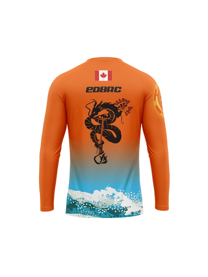 EDBRC Dragon Boat Z | Men's Athletic Jersey Long Sleeve - Oddball Workshop