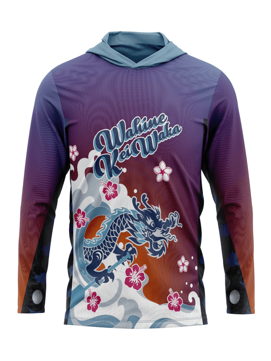 EDBRC Wahine | Unisex Hooded Team Jersey Long Sleeve w/ Thumbholes - Oddball Workshop