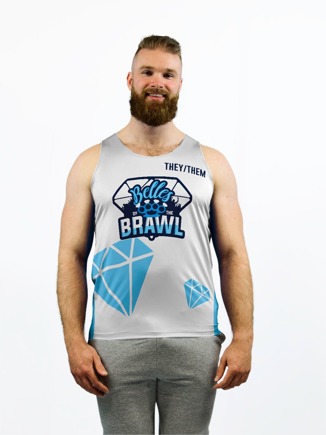EOD - First Team Jersey | Belles Of The Brawl Unisex Athletic Tank Top - Oddball Workshop
